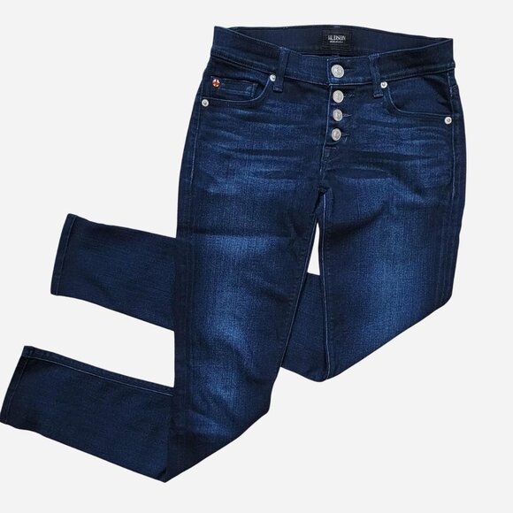 Hudson button-fly dark blue skinny jeans size 25 - Picture 5 of 8